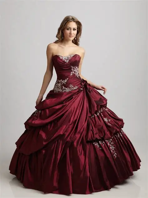 Silk Wrap Evening Gown